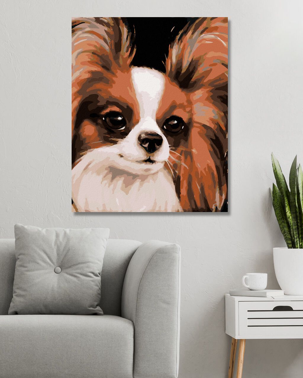 zuty Malování podle čísel - PAPILLON (MYROSLAVA VOLOSCHUK) - Rozměr: 40x50 cm, Rámování: Varianta: vypnuté plátno na rám - obrázek 4