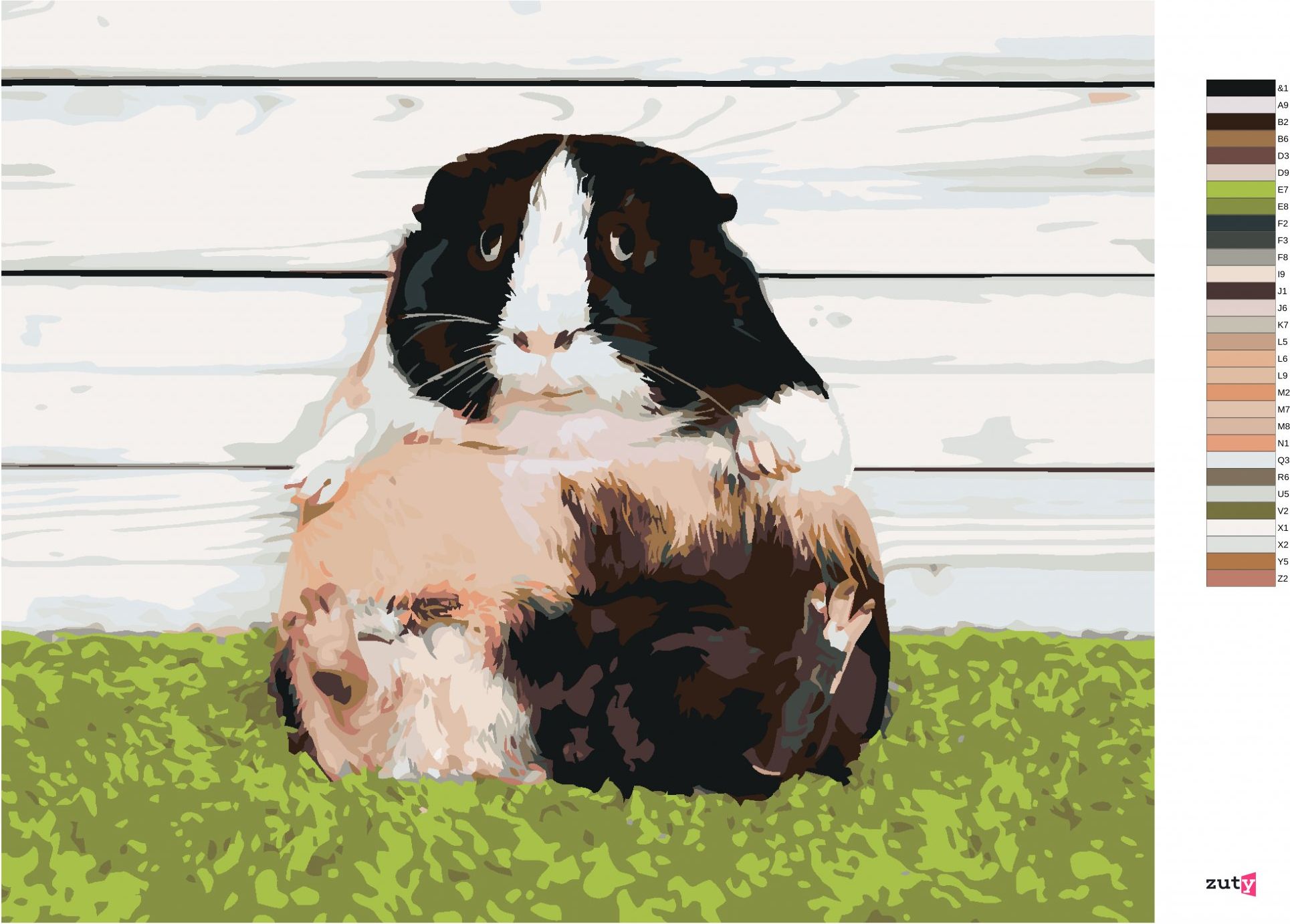 zuty Malování podle čísel - LÍNÉ MORČE - Rozměr: 40x50 cm, Rámování: Varianta: vypnuté plátno na rám - obrázek 7