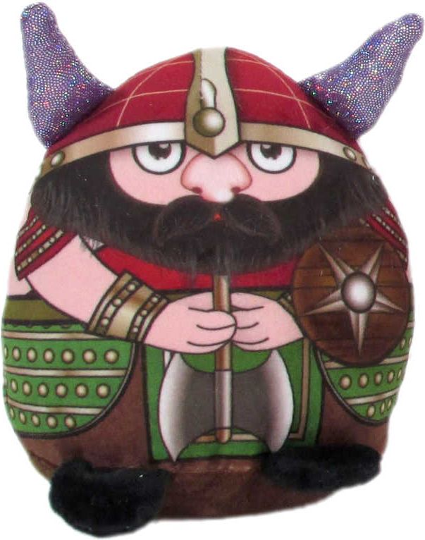 PLYŠ Wiking postavička 13cm třpytivé rohy 4 druhy *PLYŠOVÉ HRAČKY* - obrázek 2
