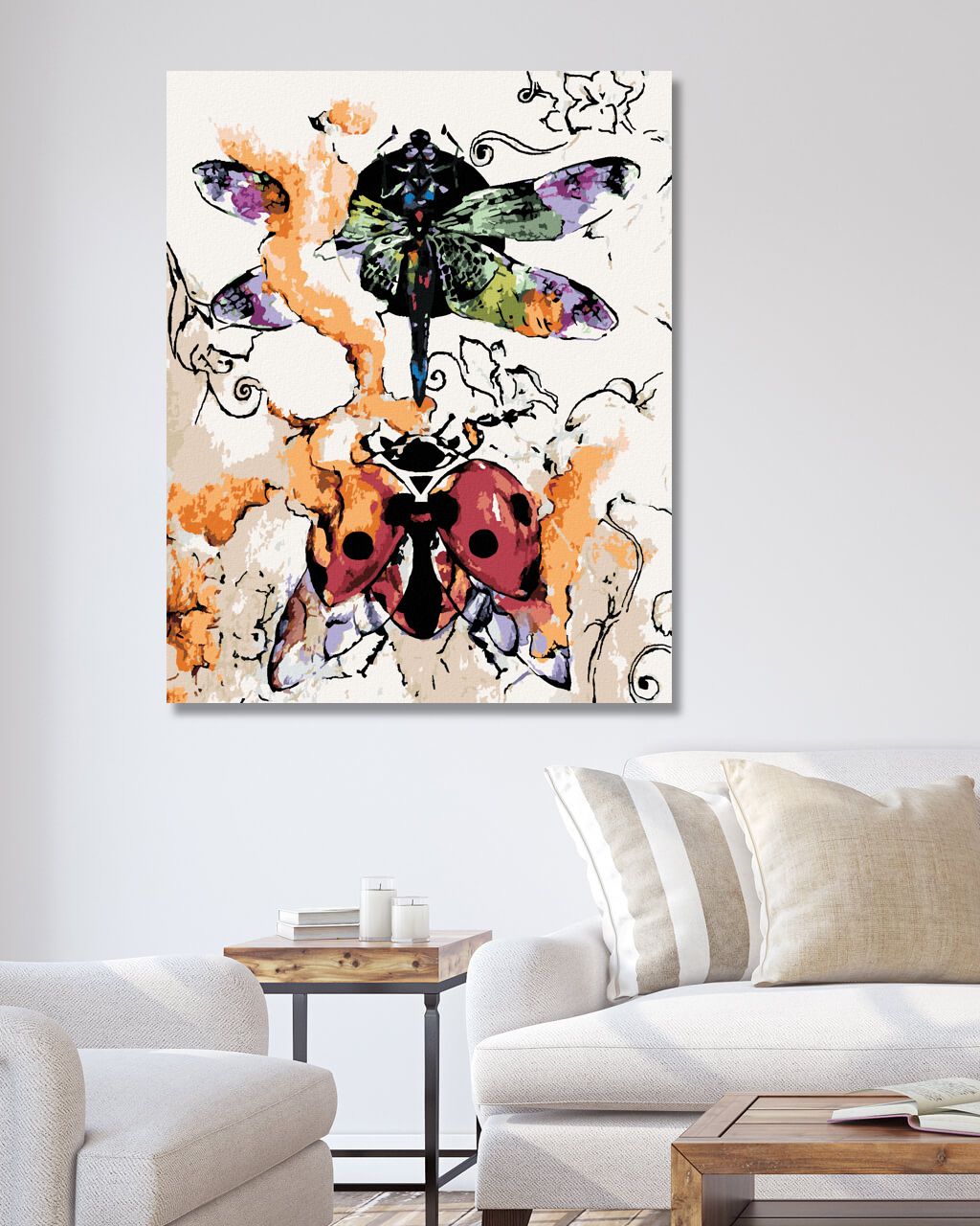 zuty Malování podle čísel - BERUŠKA S VÁŽKOU - Rozměr: 40x50 cm, Rámování: Varianta: vypnuté plátno na rám - obrázek 10