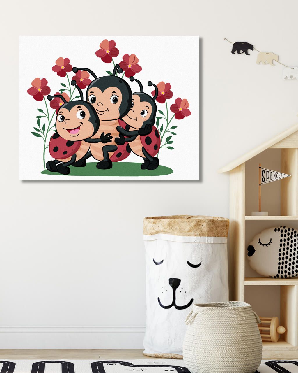 zuty Malování podle čísel - BERUŠKA A JEJÍ RODINA - Rozměr: 40x50 cm, Rámování: Varianta: bez rámu a bez vypnutí plátna - obrázek 10