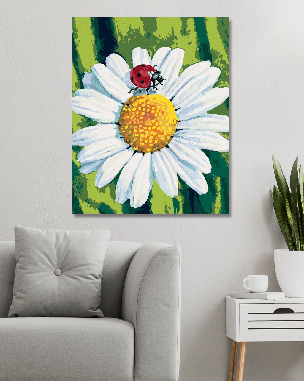 zuty Malování podle čísel - BERUŠKA NA HEŘMÁNKU - Rozměr: 40x50 cm, Rámování: Varianta: vypnuté plátno na rám - obrázek 10