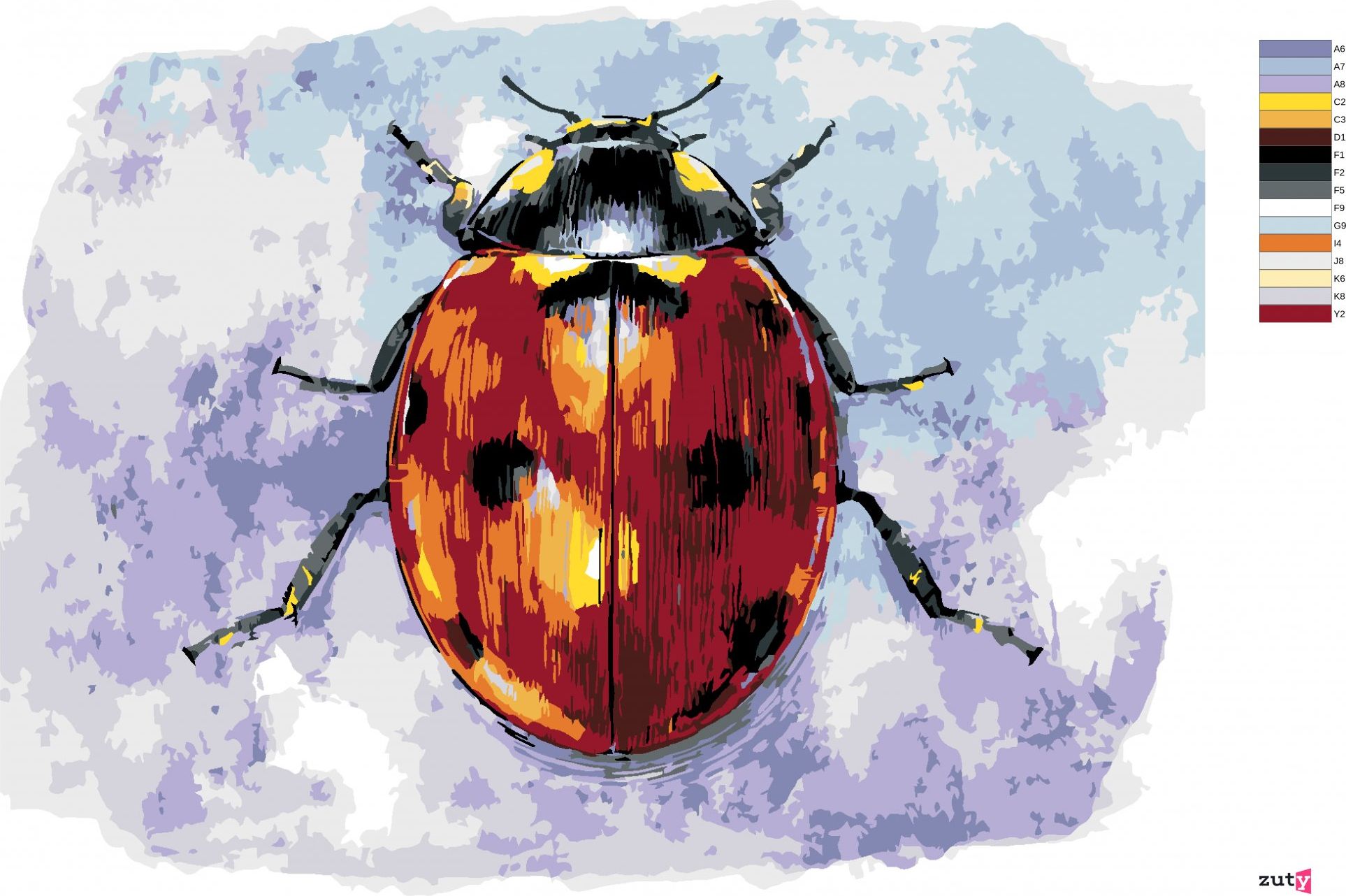 zuty Malování podle čísel - VELKÁ BERUŠKA - Rozměr: 40x50 cm, Rámování: Varianta: bez rámu a bez vypnutí plátna - obrázek 9