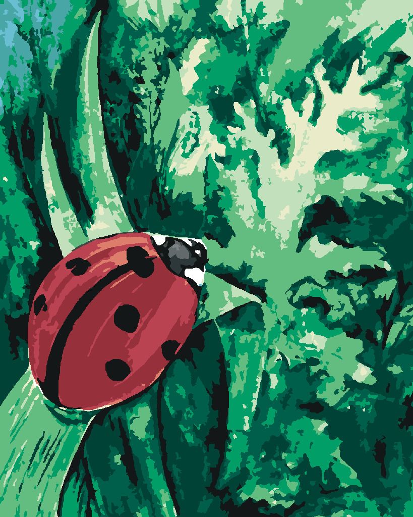 zuty Malování podle čísel - BERUŠKA NA TRÁVĚ - Rozměr: 40x50 cm, Rámování: Varianta: bez rámu a bez vypnutí plátna - obrázek 8