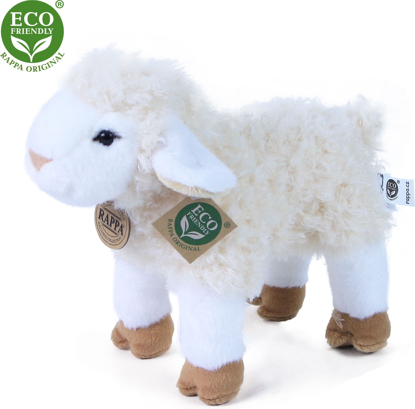 RAPPA Plyšová ovce 23 cm ECO-FRIENDLY - obrázek 1