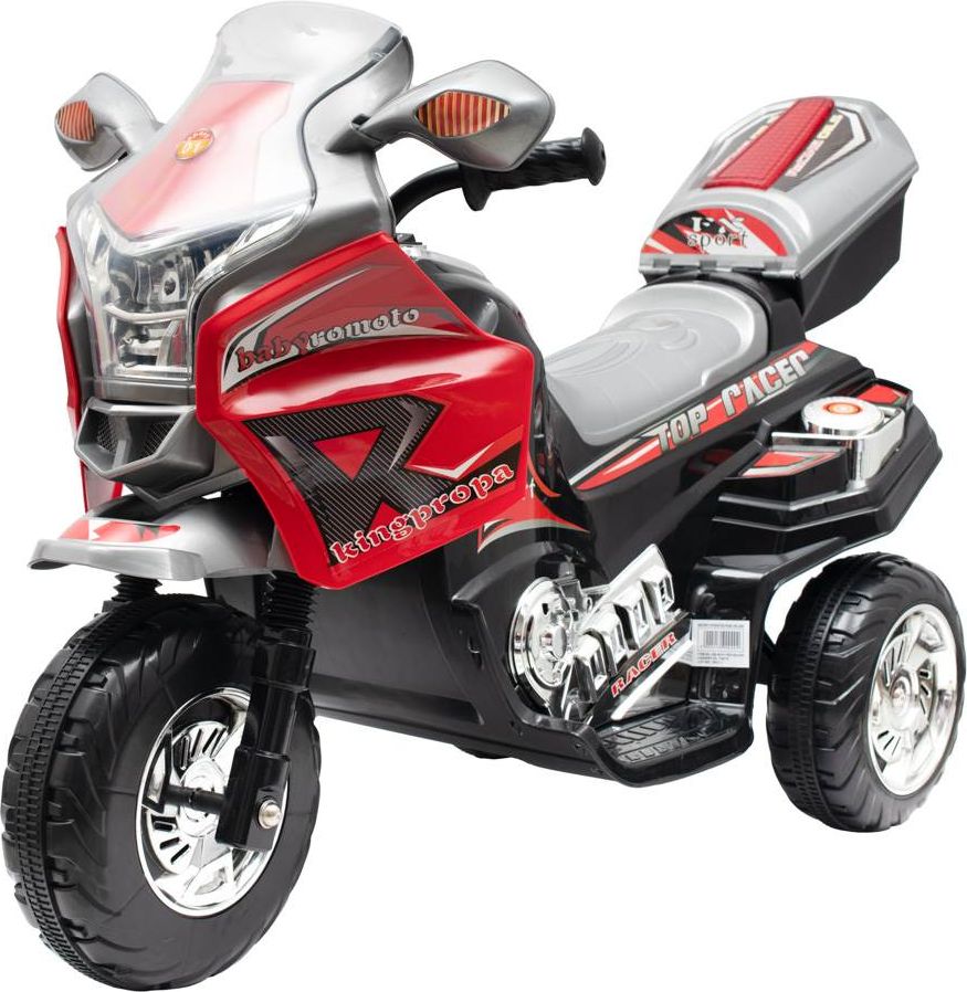 Dětská elektrická motorka Baby Mix RACER Varianta: bílá - obrázek 3