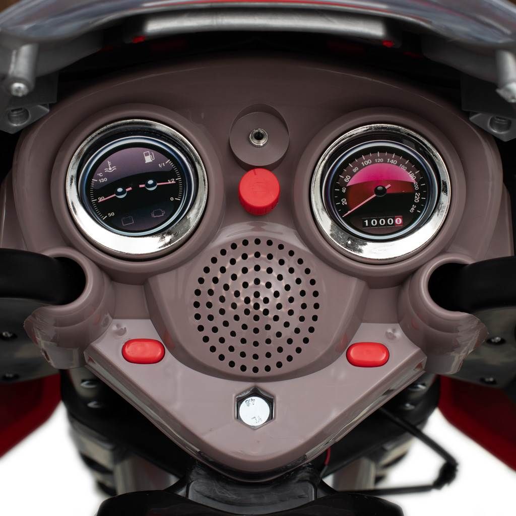 Dětská elektrická motorka Baby Mix RACER Varianta: bílá - obrázek 6