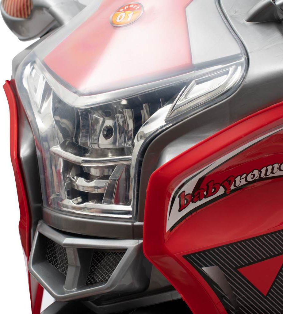 Dětská elektrická motorka Baby Mix RACER Varianta: bílá - obrázek 7