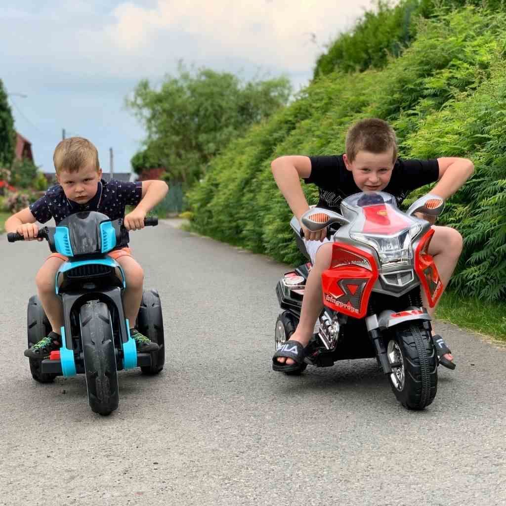 Dětská elektrická motorka Baby Mix RACER Varianta: bílá - obrázek 8