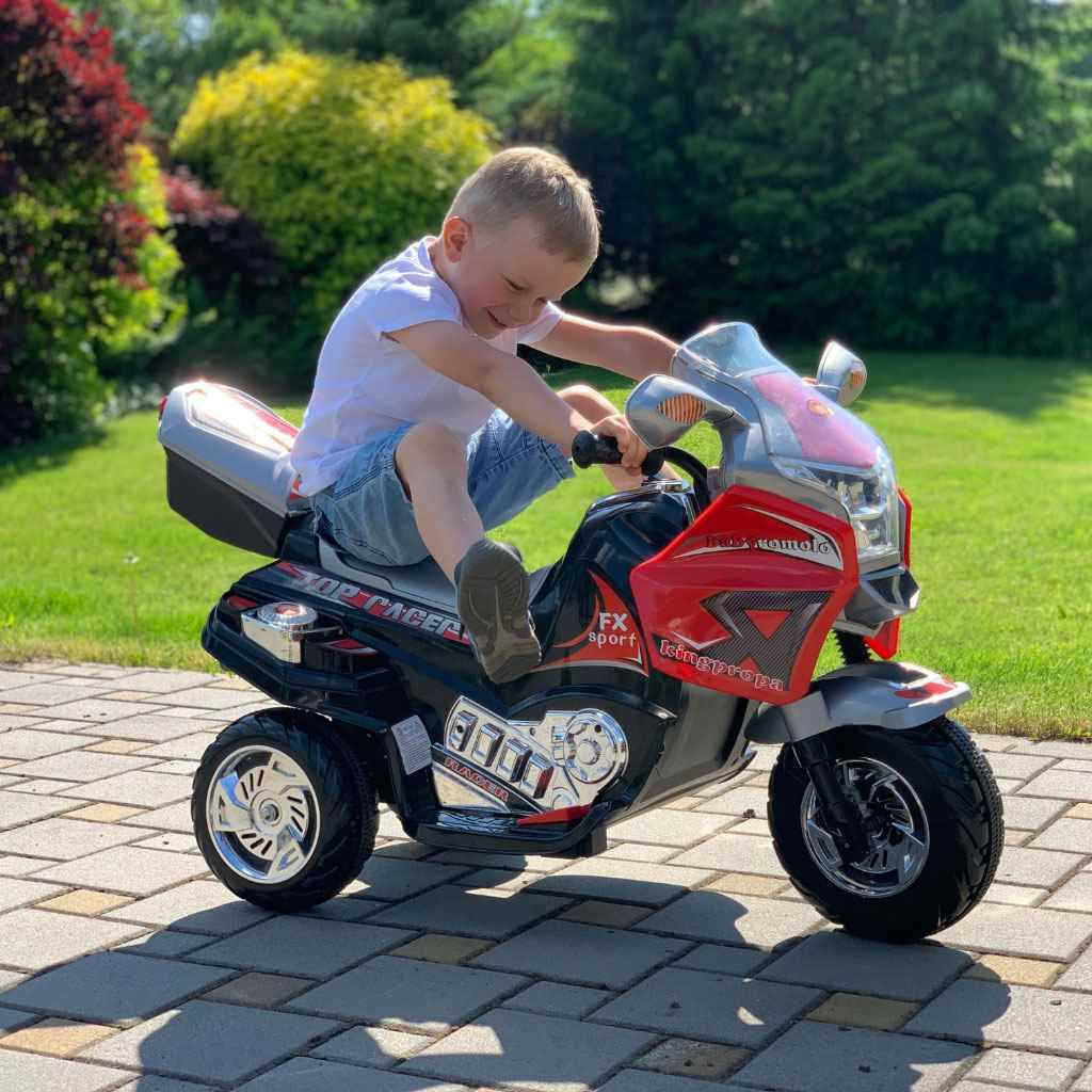 Dětská elektrická motorka Baby Mix RACER Varianta: bílá - obrázek 14