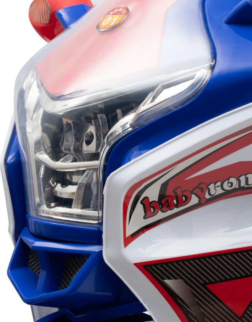 Dětská elektrická motorka Baby Mix RACER Varianta: bílá - obrázek 22