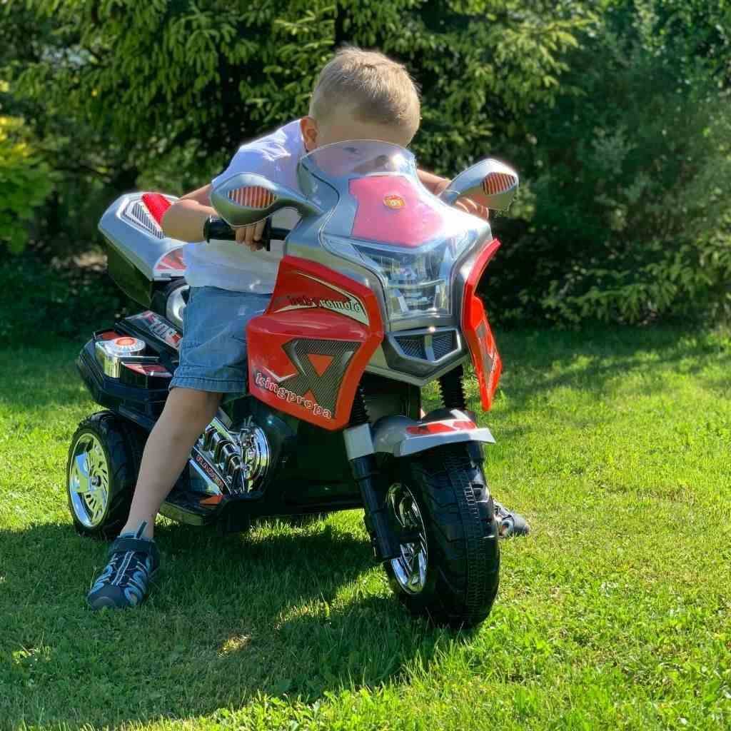 Dětská elektrická motorka Baby Mix RACER Varianta: bílá - obrázek 30