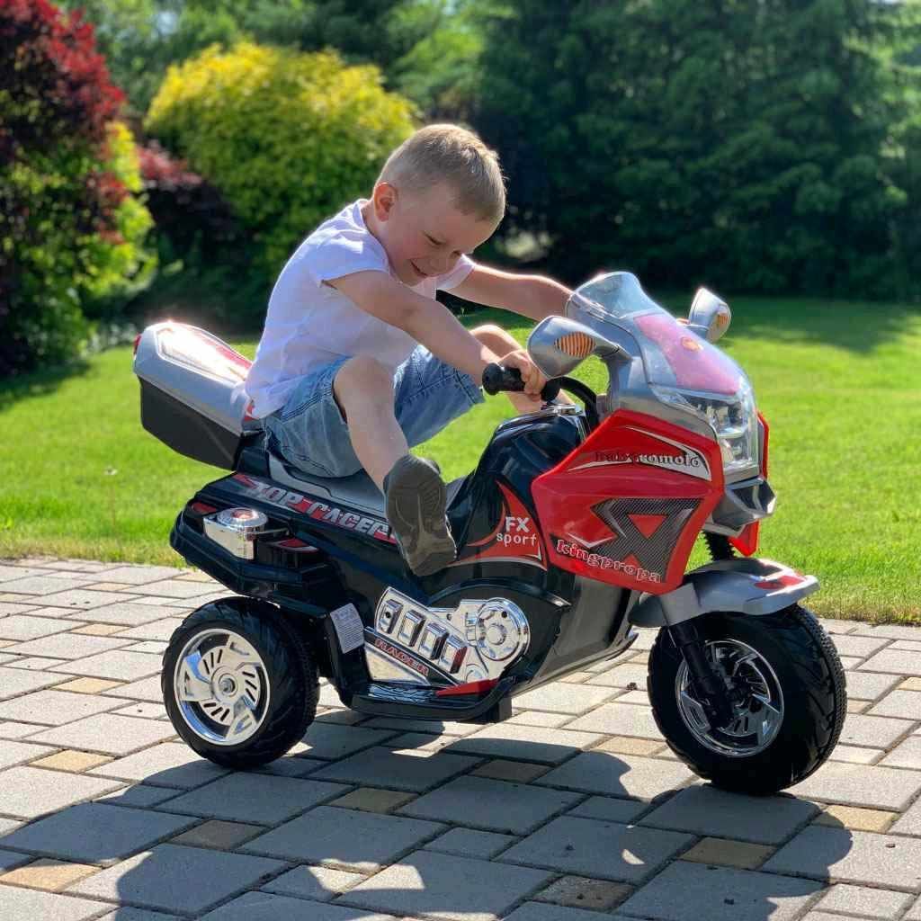 Dětská elektrická motorka Baby Mix RACER Varianta: červená - obrázek 33