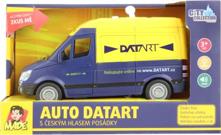 Auto dodávka Datart s českým hlasem posádky 22 cm - obrázek 1