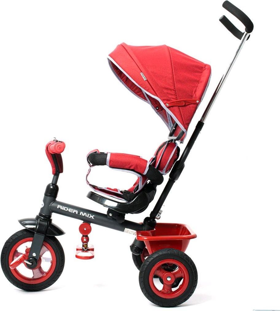 Dětská tříkolka Baby Mix 5v1 RIDER 360° (poškozený obal) - modrá - obrázek 4