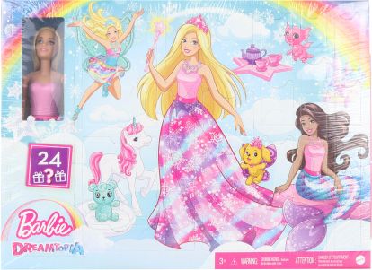 Barbie Pohádkový adventní kalendář HGM66 TV 1.10.-31.12.2022 - obrázek 1