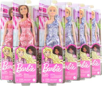 Barbie v třpytivých šatech T7580 - obrázek 1