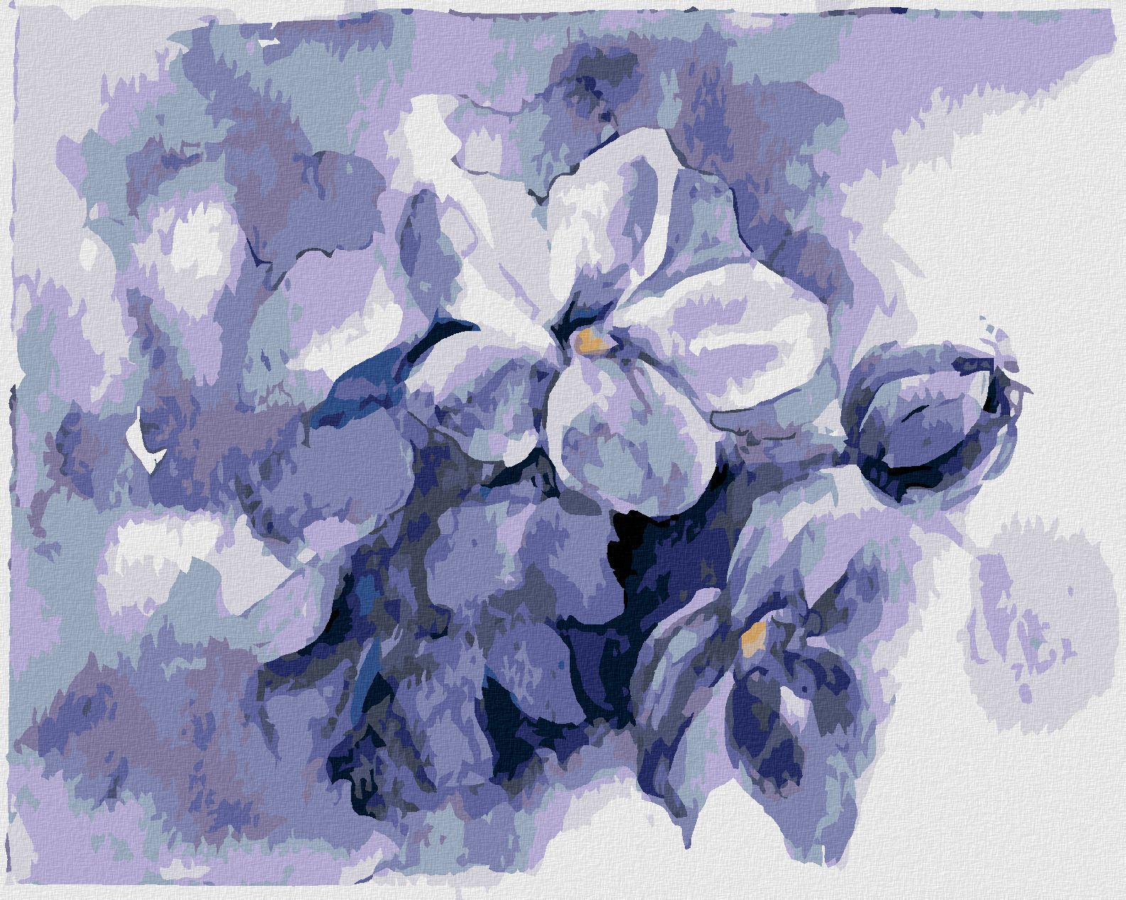 zuty Malování podle čísel - JARNÍ NÁDECH ŠEŘÍKŮ - Rozměr: 40x50 cm, Rámování: Varianta: bez rámu a bez vypnutí plátna - obrázek 1
