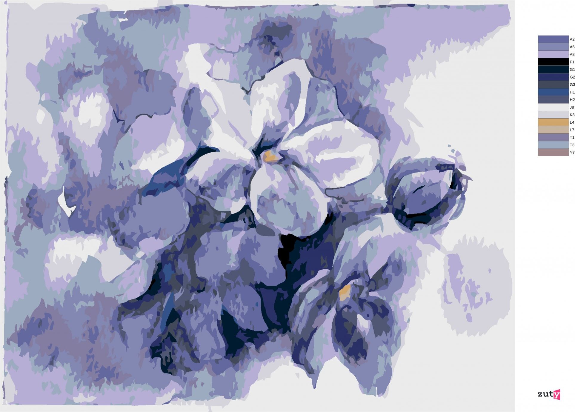 zuty Malování podle čísel - JARNÍ NÁDECH ŠEŘÍKŮ - Rozměr: 40x50 cm, Rámování: Varianta: bez rámu a bez vypnutí plátna - obrázek 10
