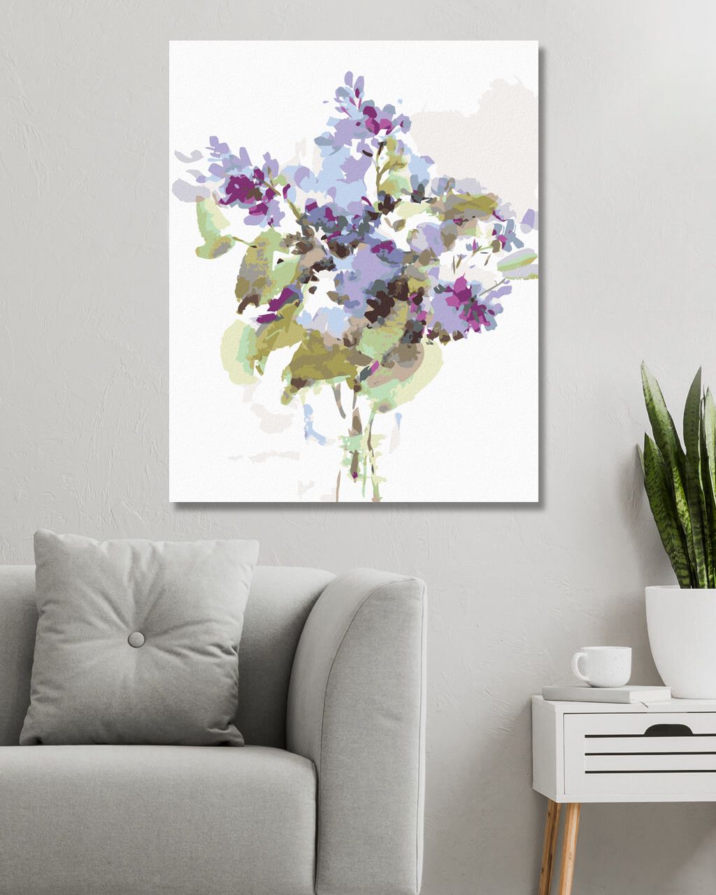zuty Malování podle čísel - KYTICE ŠEŘÍKŮ - Rozměr: 40x50 cm, Rámování: Varianta: vypnuté plátno na rám - obrázek 3