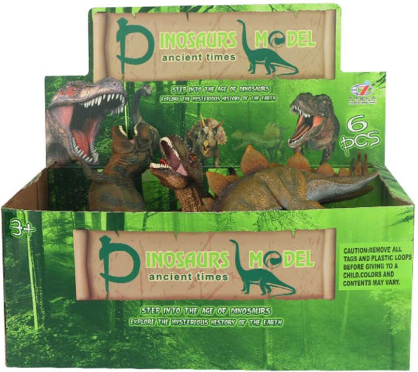 Zvířata dinosauři 21-28cm plastové figurky zvířátka 6 druhů - obrázek 2