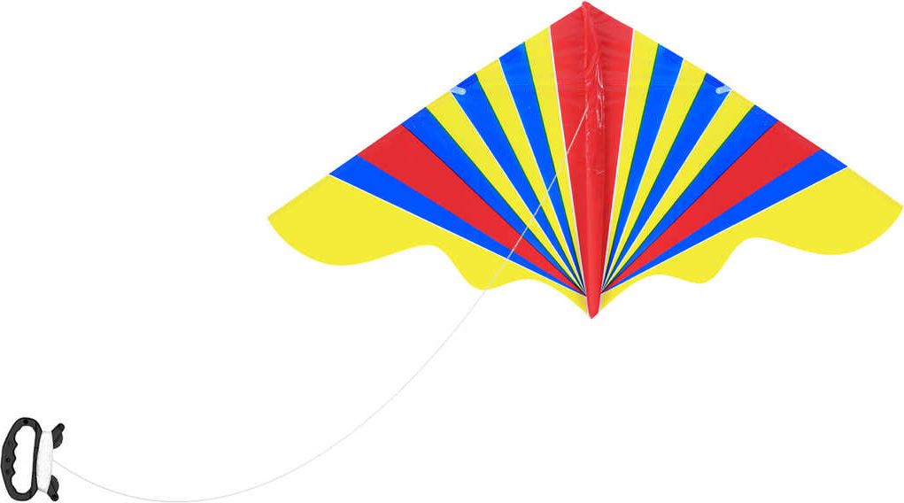 Drak létající nylonový 128x6cm s potiskem 2 druhy v sáčku - obrázek 5
