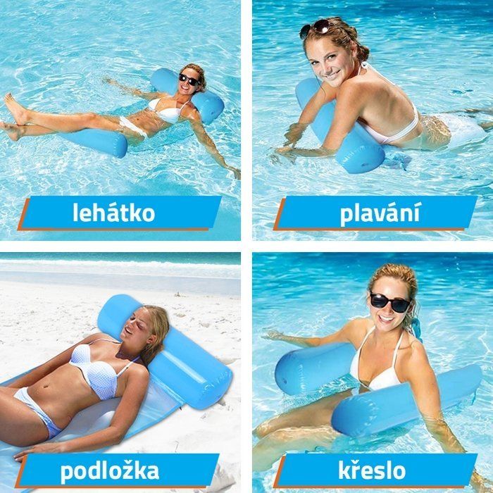 Velké lehátko do vody Varianta: oranžová - obrázek 5