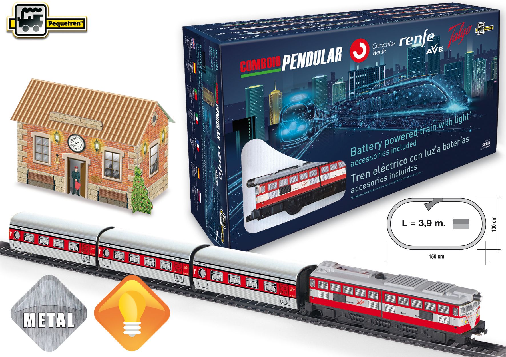 Pequetren 402 Kloubový vlak TALGO - obrázek 3
