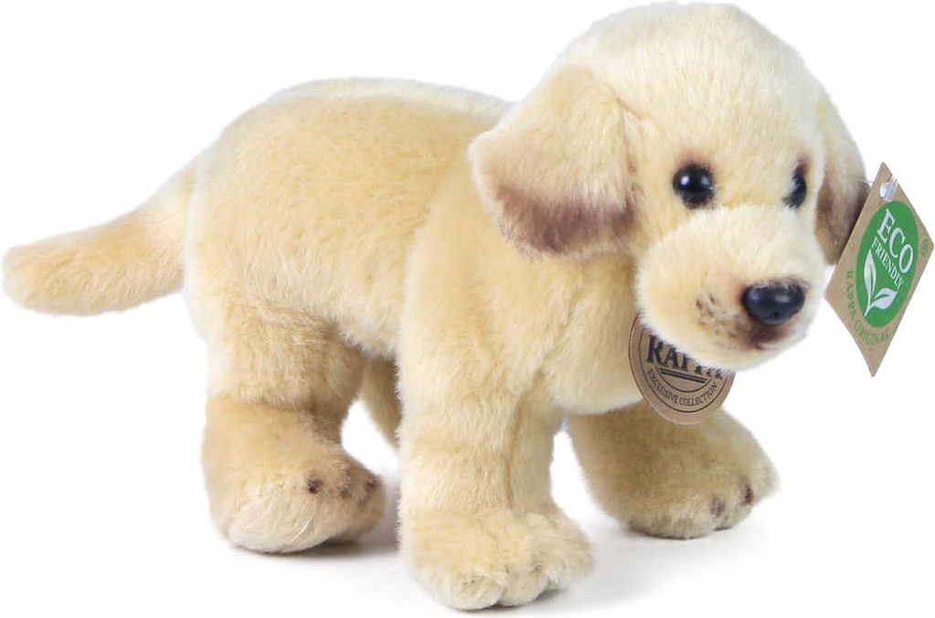 PLYŠ Pes labrador světlý 20cm stojící Eco-Friendly *PLYŠOVÉ HRAČKY* - obrázek 1