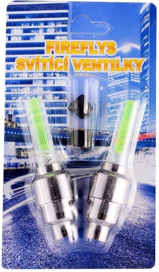 Popron.cz Svítící ventilky 2 ks - zelené - obrázek 2