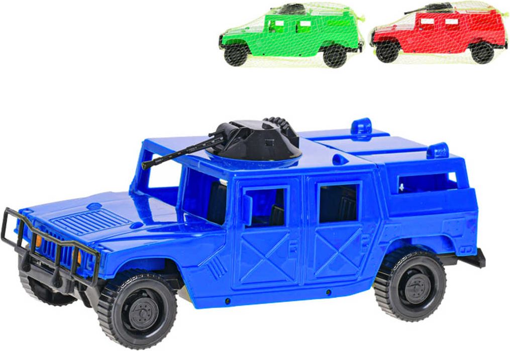 Auto terénní vojenské SUV 23cm 3 barvy plast v síťce - obrázek 1