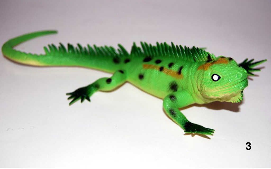 Zvířata ještěrky 32cm plastové figurky zvířátka pískací 6 druhů - obrázek 3
