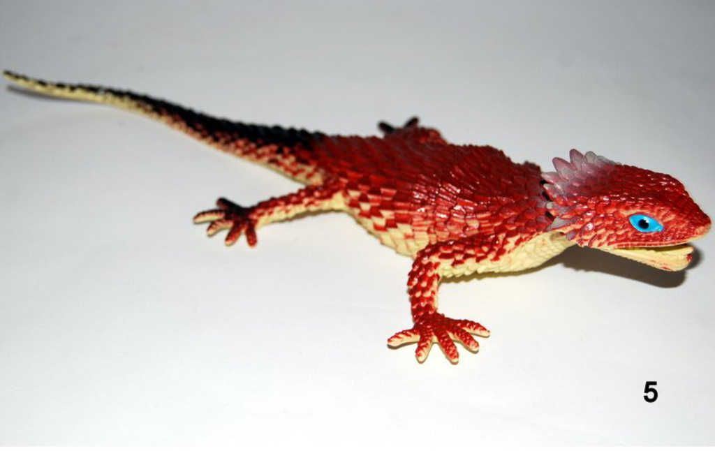 Zvířata ještěrky 32cm plastové figurky zvířátka pískací 6 druhů - obrázek 4