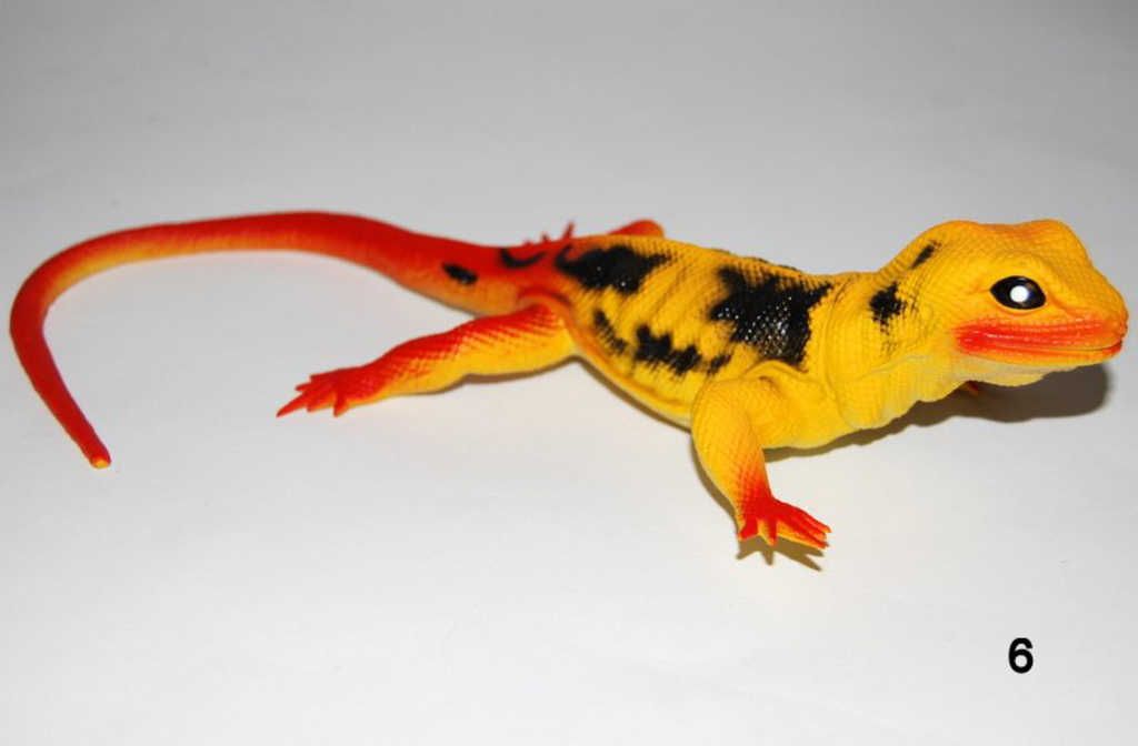 Zvířata ještěrky 32cm plastové figurky zvířátka pískací 6 druhů - obrázek 5
