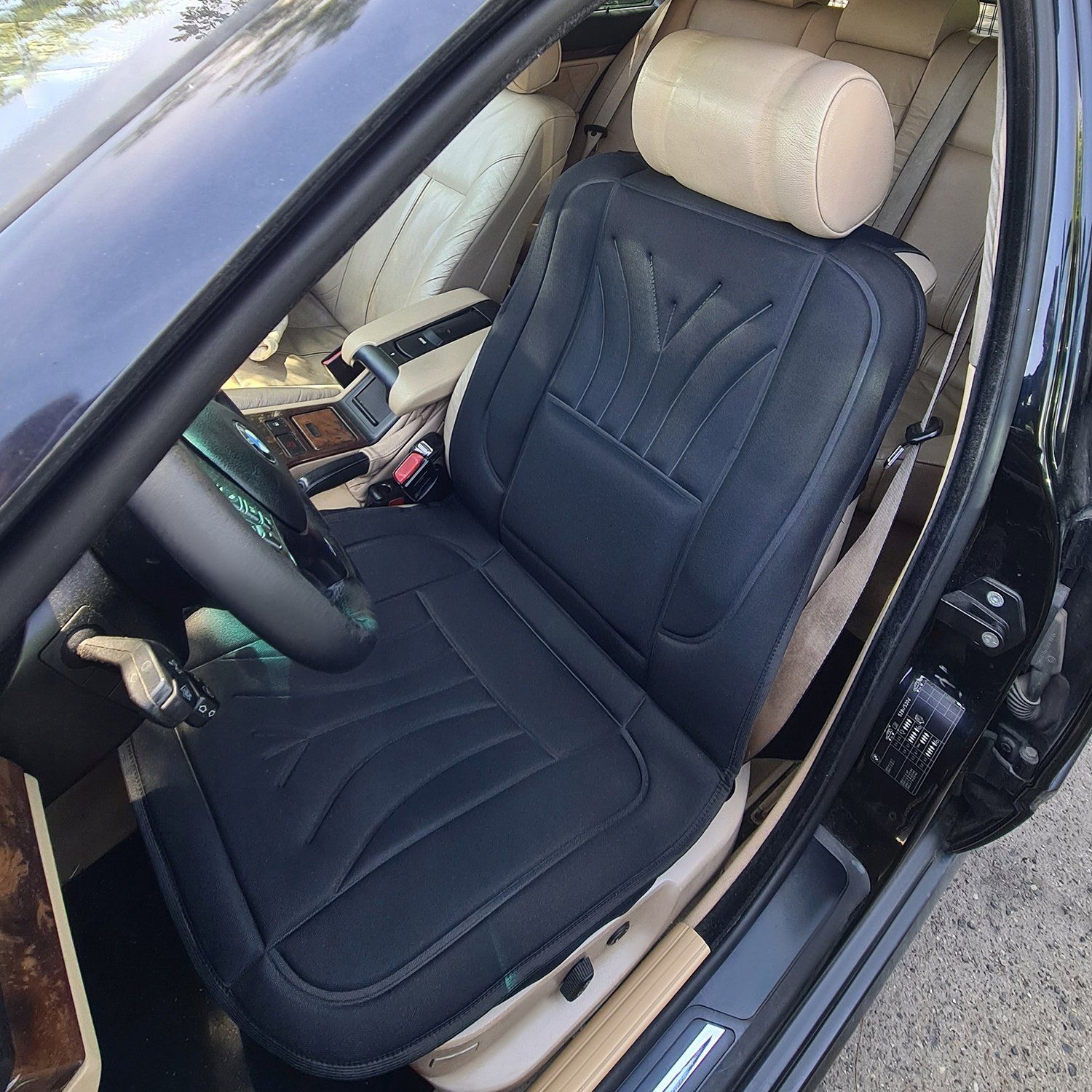 Ochrana sedadla pod autosedačku černá - obrázek 3