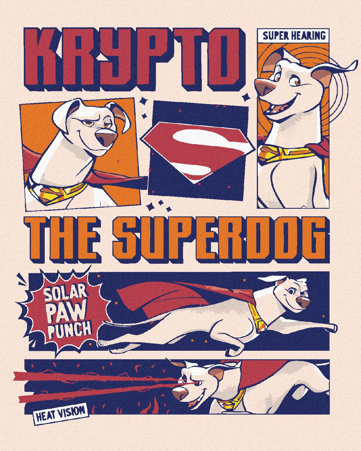 zuty Malování podle čísel - KRYPTO THE SUPERDOG PLAKÁT (DC LIGA SUPERMAZLÍČKŮ) - Rozměr: 40x50 cm, Rámování: Varianta: vypnuté plátno na rám - obrázek 1