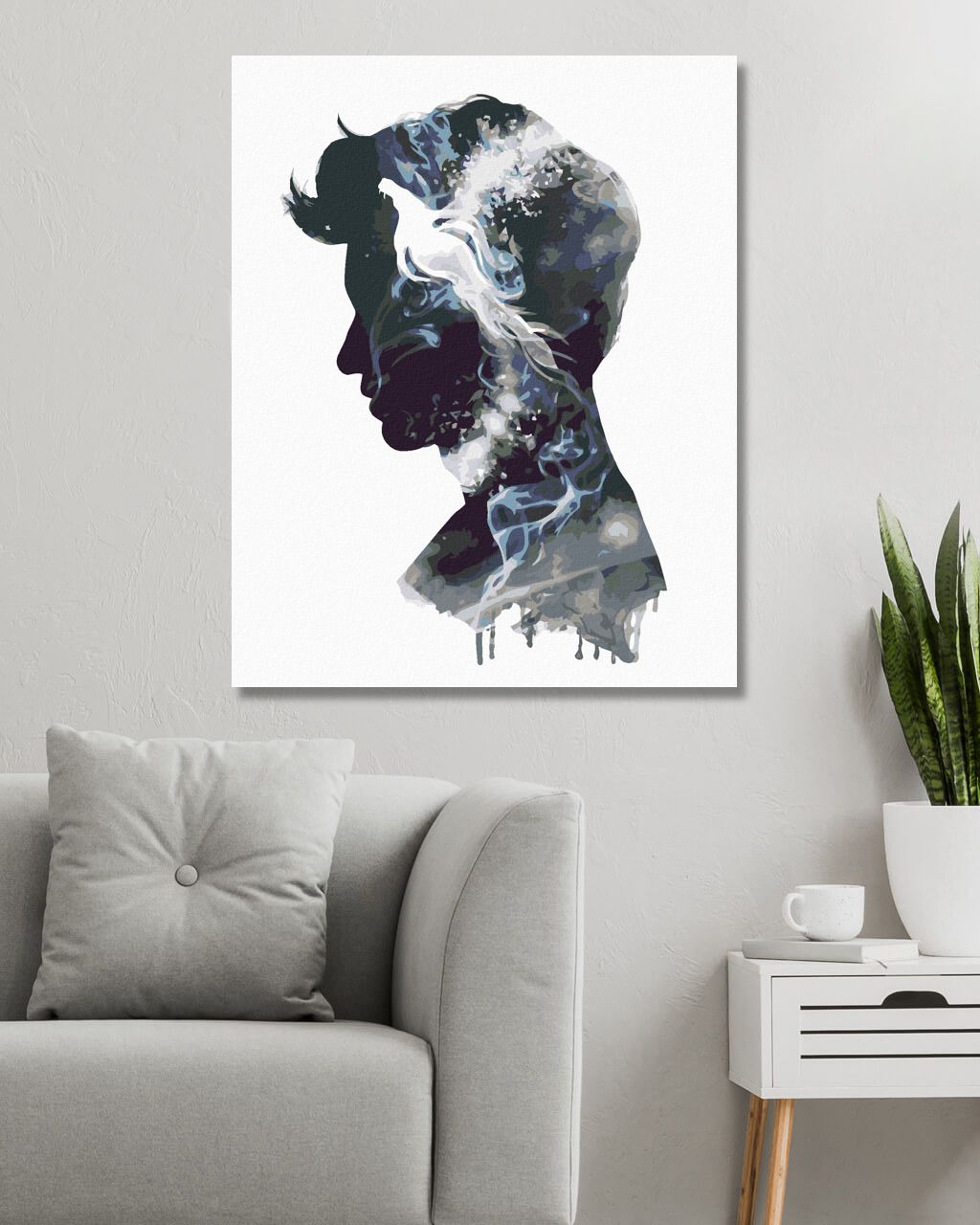 zuty Malování podle čísel - SILUETA MLOK SCAMANDER (FANTASTICKÁ ZVÍŘATA) - Rozměr: 40x50 cm, Rámování: Varianta: bez rámu a bez vypnutí plátna - obrázek 10