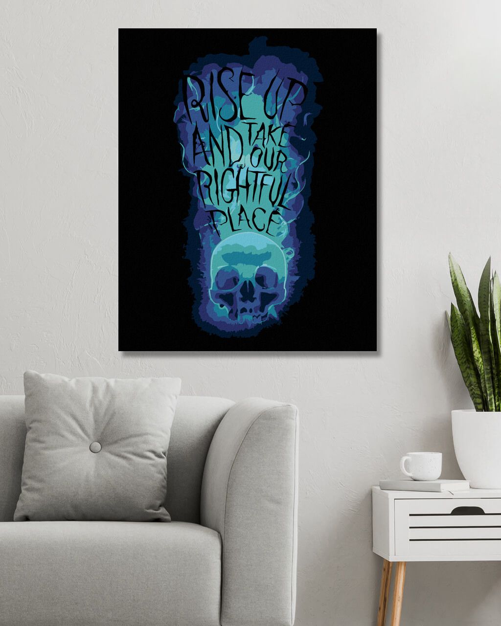 zuty Malování podle čísel - PLAKÁT POVSTAŇ A ZAUJMI SVÉ PRÁVOPLATNÉ MÍSTO (FANTASTICKÁ ZVÍŘATA) - Rozměr: 40x50 cm, Rámování: Varianta: bez rámu a bez vypnutí plátna - obrázek 3