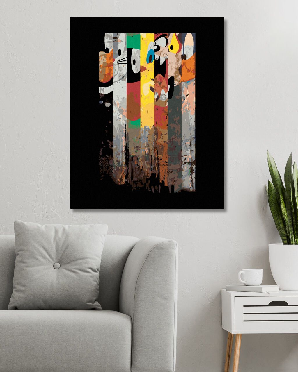 zuty Malování podle čísel - LOONEY TUNES - Rozměr: 40x50 cm, Rámování: Varianta: vypnuté plátno na rám - obrázek 10