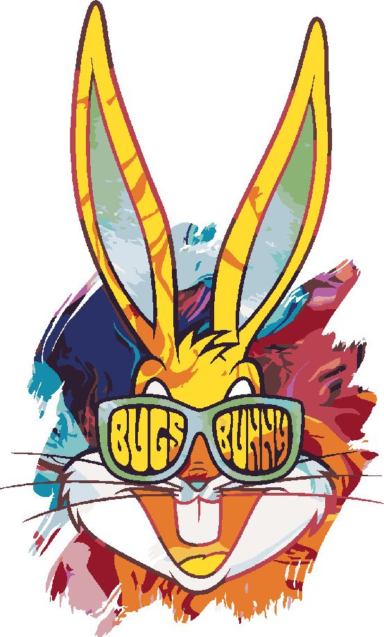 zuty Malování podle čísel - MALOVANÝ BUGS BUNNY (LOONEY TUNES) - Rozměr: 40x50 cm, Rámování: Varianta: vypnuté plátno na rám - obrázek 7