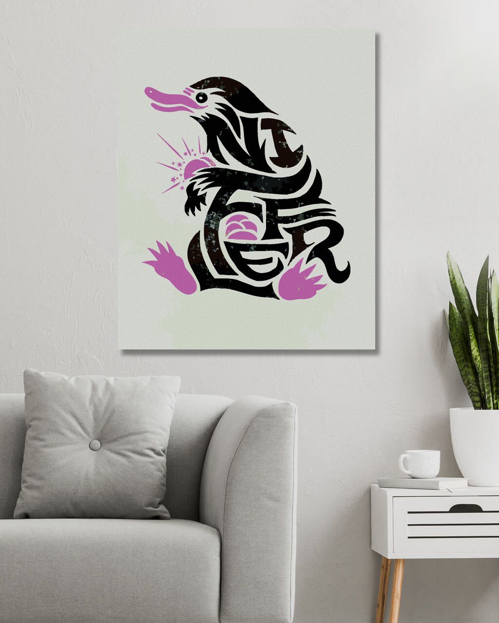 zuty Malování podle čísel - ILUSTRACE HRABÁK (FANTASTICKÁ ZVÍŘATA) - Rozměr: 40x50 cm, Rámování: Varianta: vypnuté plátno na rám - obrázek 2