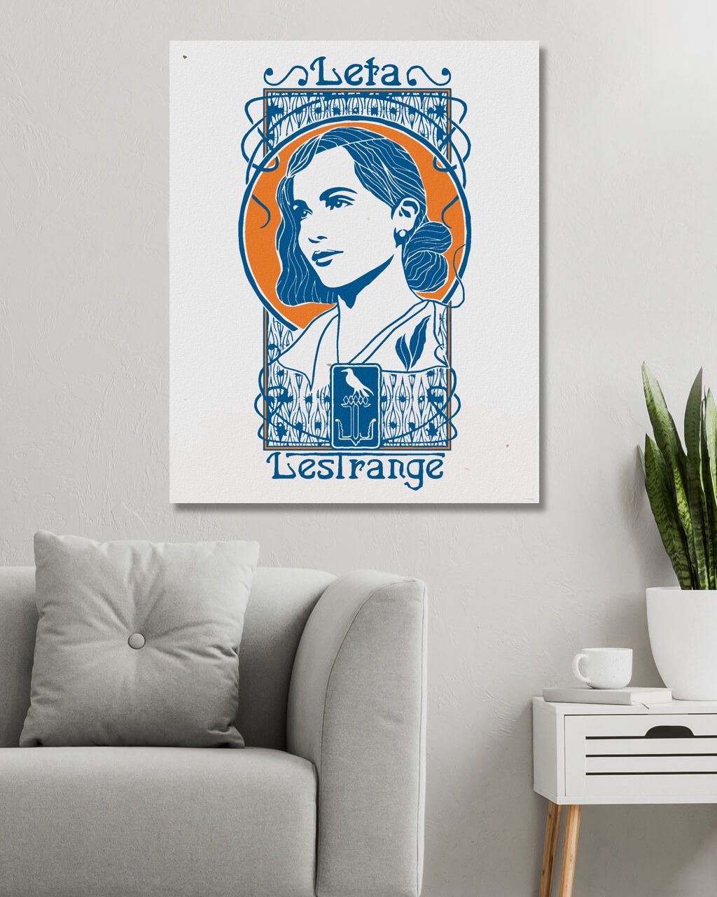 zuty Malování podle čísel - SECECNÍ LETA LESTRANGE (FANTASTICKÁ ZVÍŘATA) - Rozměr: 40x50 cm, Rámování: Varianta: bez rámu a bez vypnutí plátna - obrázek 4