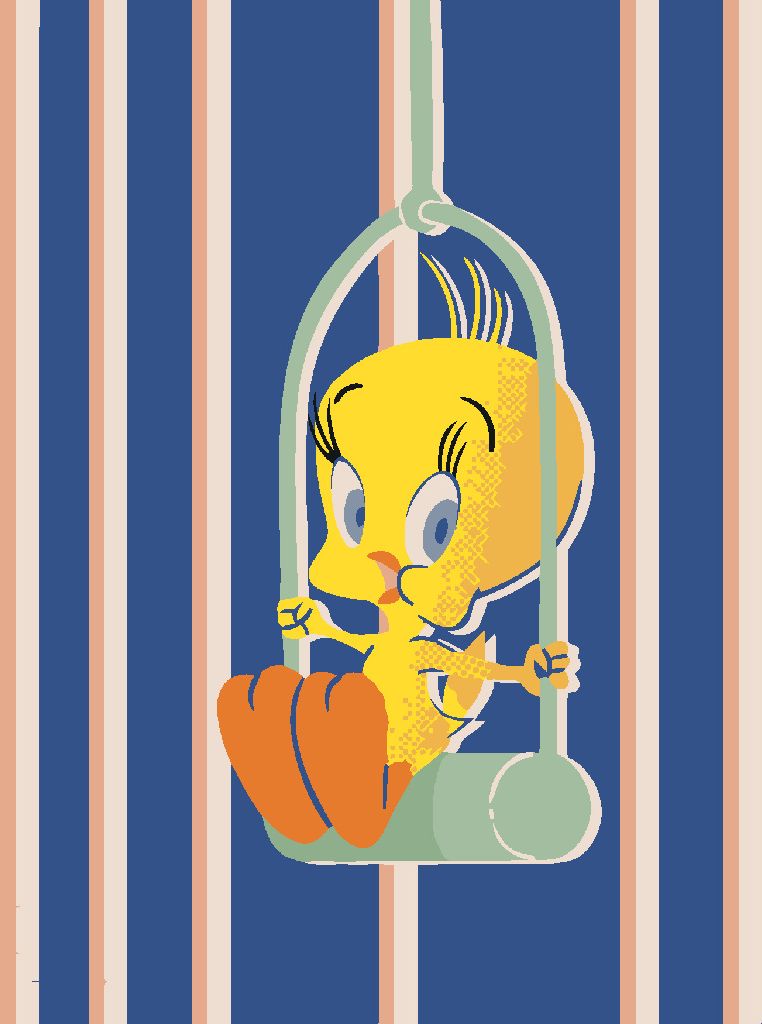 zuty Malování podle čísel - TWEETY NA BIDÝLKU (LOONEY TUNES) - Rozměr: 40x50 cm, Rámování: Varianta: vypnuté plátno na rám - obrázek 9