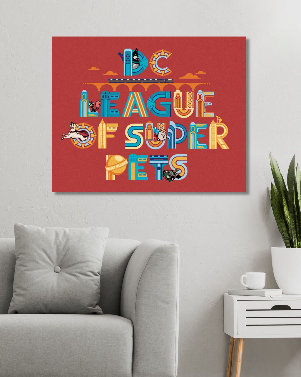 zuty Malování podle čísel - DC LIGA SUPERMAZLÍČKŮ - Rozměr: 40x50 cm, Rámování: Varianta: vypnuté plátno na rám - obrázek 10