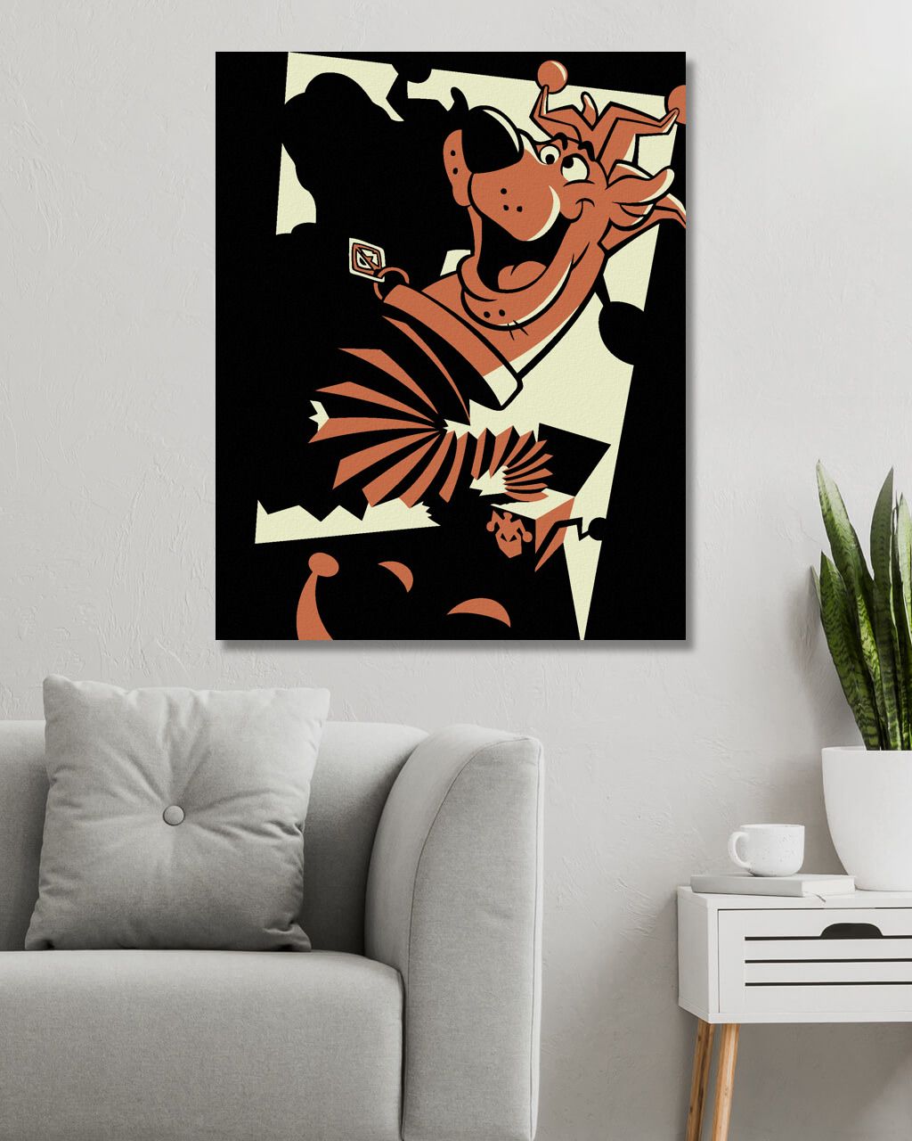 zuty Malování podle čísel - SCOOBY-DOO JAKO KLAUN - Rozměr: 40x50 cm, Rámování: Varianta: bez rámu a bez vypnutí plátna - obrázek 7