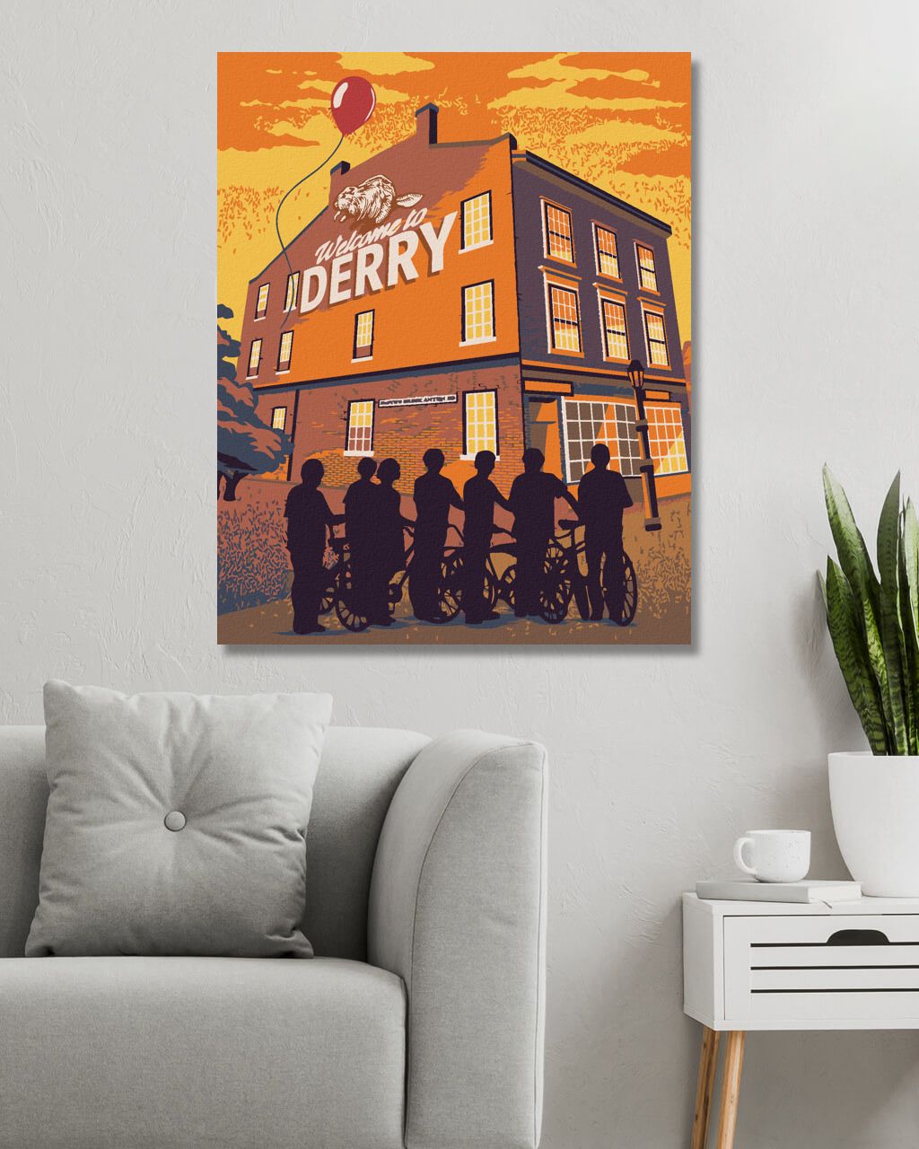 zuty Malování podle čísel - VÍTEJTE V DERRY (TO) - Rozměr: 40x50 cm, Rámování: Varianta: vypnuté plátno na rám - obrázek 5
