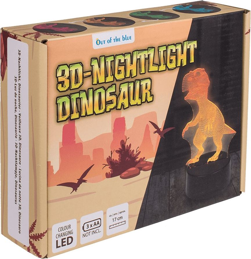 Popron.cz 3D noční světlo, dinosaurus, cca 17 cm - obrázek 5