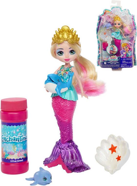 MATTEL Enchantimals Mořské království Bublinková mořská panna bublifukovač - obrázek 1