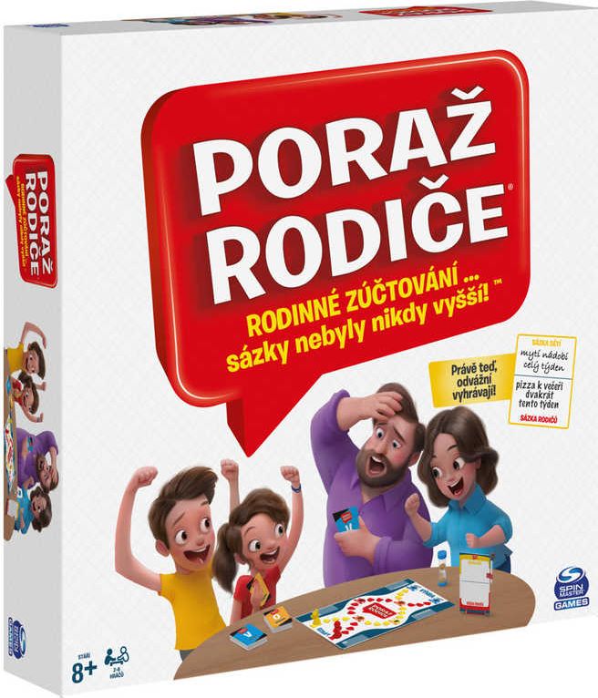SPIN MASTER Hra Poraž rodiče *SPOLEČENSKÉ HRY* - obrázek 1