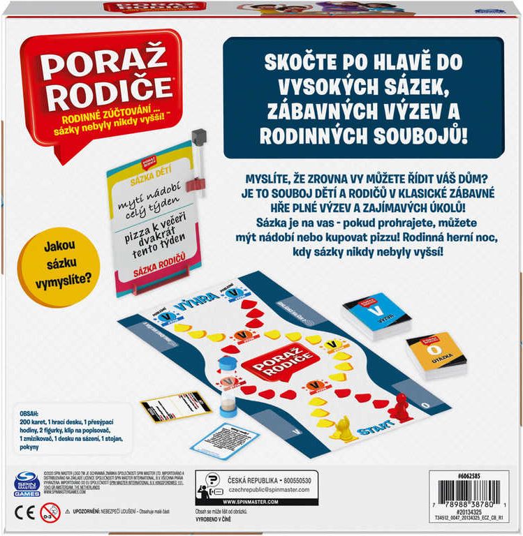 SPIN MASTER Hra Poraž rodiče *SPOLEČENSKÉ HRY* - obrázek 5